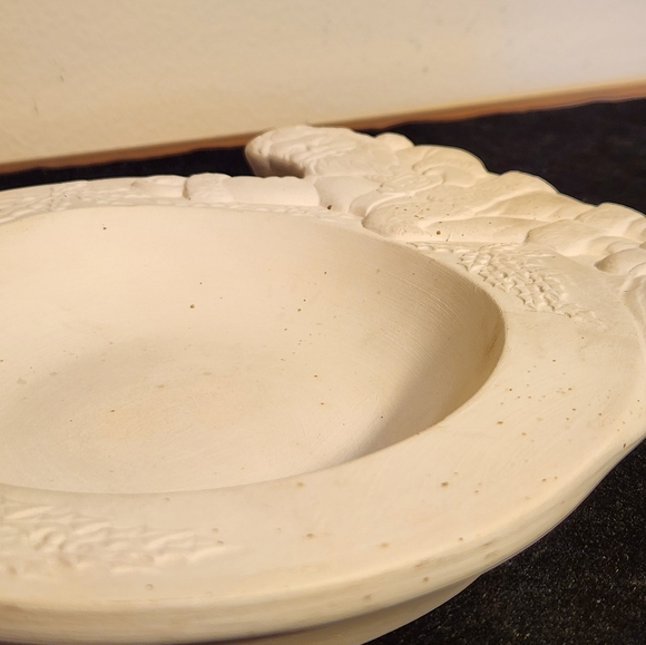 1979 Cramer Molds Unpainted Ceramic Santa Bowl Dish Diy Christmas - Picture 4 of 16